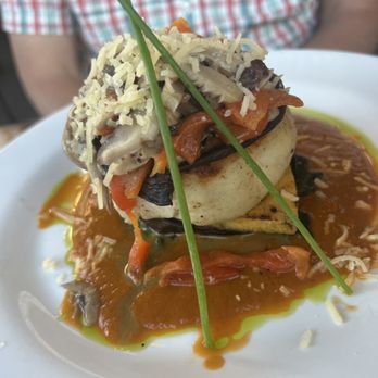 Opal - Portabella mushroom vegetarian dish - Seafood Near Me - Santa Barbara, California Opal - Portabella mushroom vegetarian dish - Seafood Near Me - Santa Barbara, California