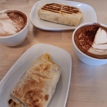 Heatwave Coffee - Green chile burrito and mocha. Mmm - Coffee & Tea Near Me - Albuquerque, New Mexico