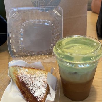 Lagu Cafe - Matcha sea salt cold brew and french toast - Cafes Near Me - Irvine, California Lagu Cafe - Matcha sea salt cold brew and french toast - Cafes Near Me - Irvine, California