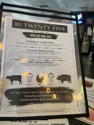 Menu photo 1 10 Twenty Five Cape Coral, FL Menu photo 1 10 Twenty Five Cape Coral, FL