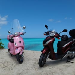 Scooters make for perfect island sightseeing