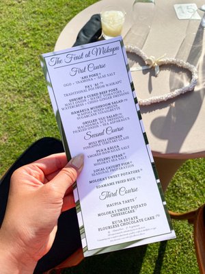 Menu photo 7 The Feast at Mokapu Wailea, HI Menu photo 7 The Feast at Mokapu Wailea, HI
