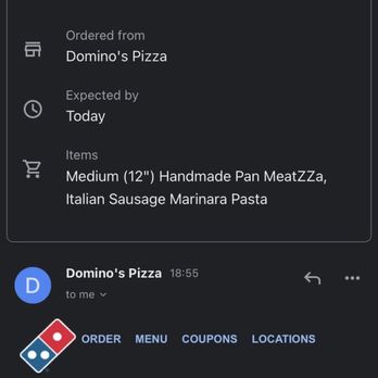 Domino's Pizza - When I placed the order. - Pizza Near Me - Memphis, Tennessee