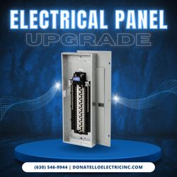Donatello Electric - An upgraded panel means safer power, code-compliant grounding and bonding, and the capacity to support modern appliances and future upgrades