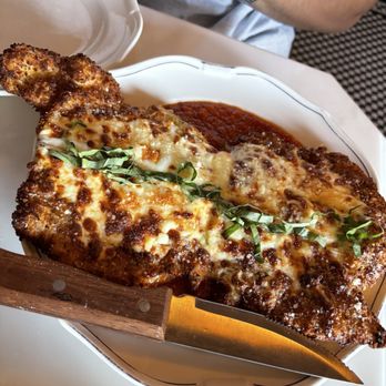 Donna's - Chicken Parmesan. This is what they're known for. Huge. Definitely can share. Needs salt and the sauce is monotone. - Italian Near Me - Los Angeles, California