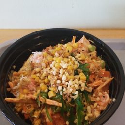 Custom large poke bowl. Choice of 4 meats Custom large poke bowl. Choice of 4 meats