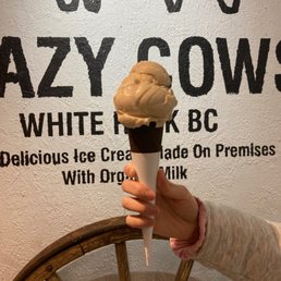 a hand holding an ice cream cone