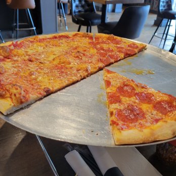 Rendezvous Pizza - 20" NY style 1/2 cheese 1/2 pepperoni - Pizza Near Me - Oklahoma City, Oklahoma Rendezvous Pizza - 20" NY style 1/2 cheese 1/2 pepperoni - Pizza Near Me - Oklahoma City, Oklahoma