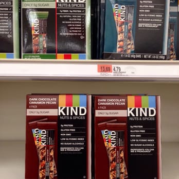 Target - Dark Chocolate Cinnamon Kind bar is my favorite option between all Kind bars with only 5 g. sugar. - Department Stores Near Me - Westborough, Massachusetts