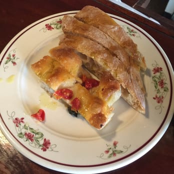 Pomodoro - Homemade warm bread with olive oil - Italian Near Me - Fort Lauderdale, Florida