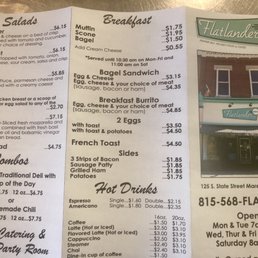 Menu photos