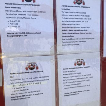 Five Pigs BBQ - Food Trucks Near Me - Leesburg, Virginia