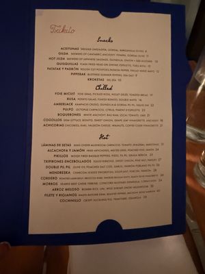 Menu photo 6 Txikito New York, NY