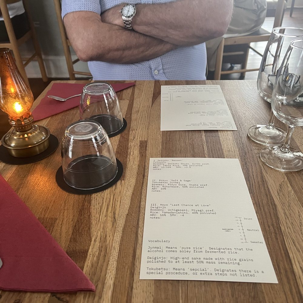 In Between Days - Sake tasting set uo - Cocktail Bars Near Me - St. Petersburg, Florida In Between Days - Sake tasting set uo - Cocktail Bars Near Me - St. Petersburg, Florida