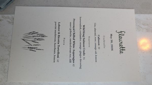 Menu photo 1 Fleurette San Diego, CA