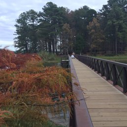 Footbridge to the island Footbridge to the island