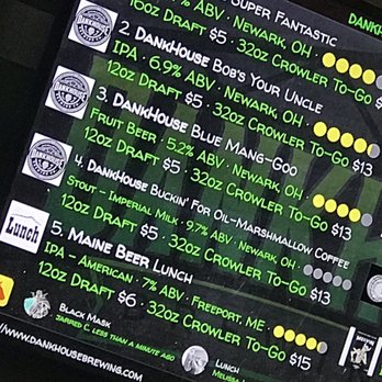 DankHouse - DankHouse Brews- going for #4 today!  Coffee Stout! - Breweries Near Me - Newark, Ohio