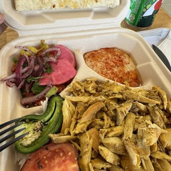JeJe Mediterranean Grill - Chicken Shawarma Plate - Mediterranean Near Me - Granada Hills, California