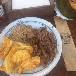 RIBA - Carne Assada Desfiada w/Batata frita and Farofa