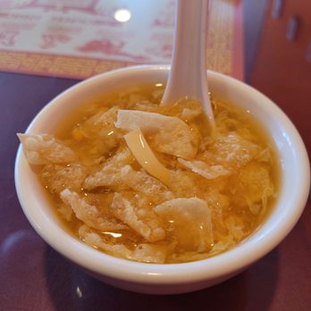 Hong Kong Restaurant - Lunch portion egg drop soup - Chinese Near Me - Cortez, Colorado