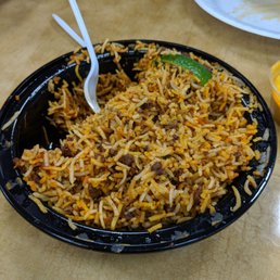 Spicy mutton kheema biryani Spicy mutton kheema biryani