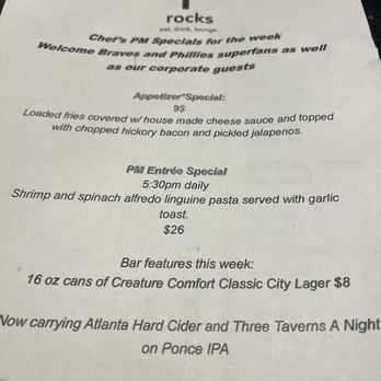 Rocks - New American Near Me - Atlanta, Georgia