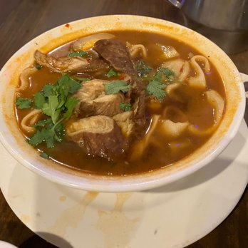 Mama Dough - Spicy Intestine Noodle Soup $12.50 - Chinese Near Me - Kent, Washington