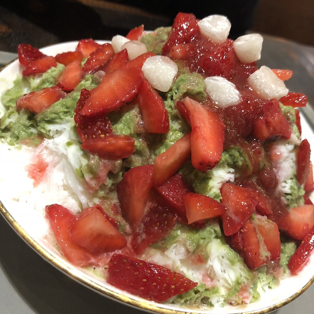 Myomee Coffee & Dessert Cafe - Strawberry matcha bingsu. I enjoyed the unicorn one better - Coffee & Tea Near Me - Southfield, Michigan Myomee Coffee & Dessert Cafe - Strawberry matcha bingsu. I enjoyed the unicorn one better - Coffee & Tea Near Me - Southfield, Michigan