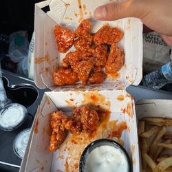 Buffalo Wild Wings - Updated pic of what I didn't eat cuz it was all hard bread. Now I need to spend more money to get a real meal smh