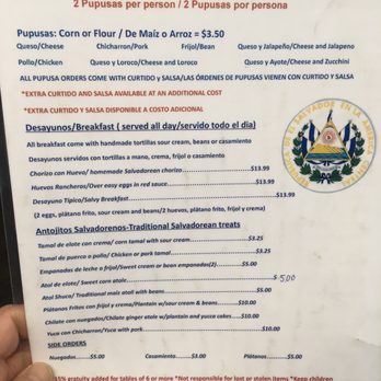 Los Planes De Renderos - Menu April 2023 - Salvadoran Near Me - Hayward, California Los Planes De Renderos - Menu April 2023 - Salvadoran Near Me - Hayward, California
