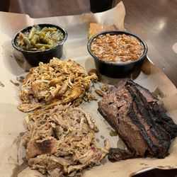 Mission BBQ - Three meat platter