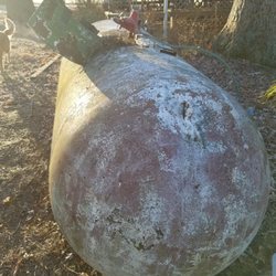 Amerigas Propane - Who wants this tank, dated from 1950 something, in their yard?