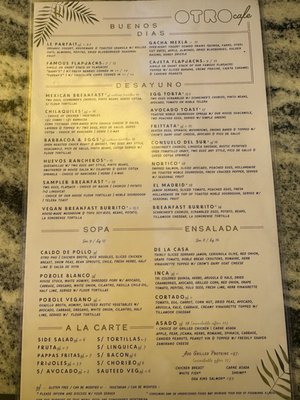 Menu photo 8 Otro Cafe Phoenix, AZ