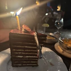 Ambra - Delicious Tal tower of cake dark chocolate