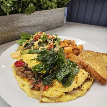 Kinaree Eatery - HOLY CHILI BOMB BASIL OMELETTE - Breakfast & Brunch Near Me - Irvine, California
