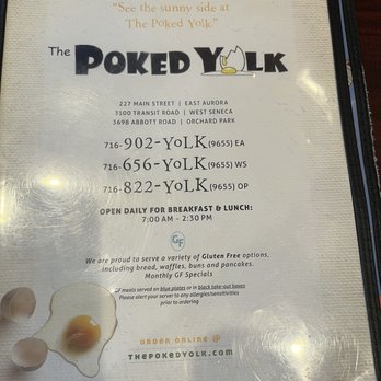 The Poked Yolk - The Poked Yolk - Breakfast & Brunch Near Me - West Seneca, New York The Poked Yolk - The Poked Yolk - Breakfast & Brunch Near Me - West Seneca, New York