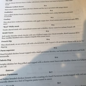 The Dakota - Menu - Pubs Near Me - Hilton, New York