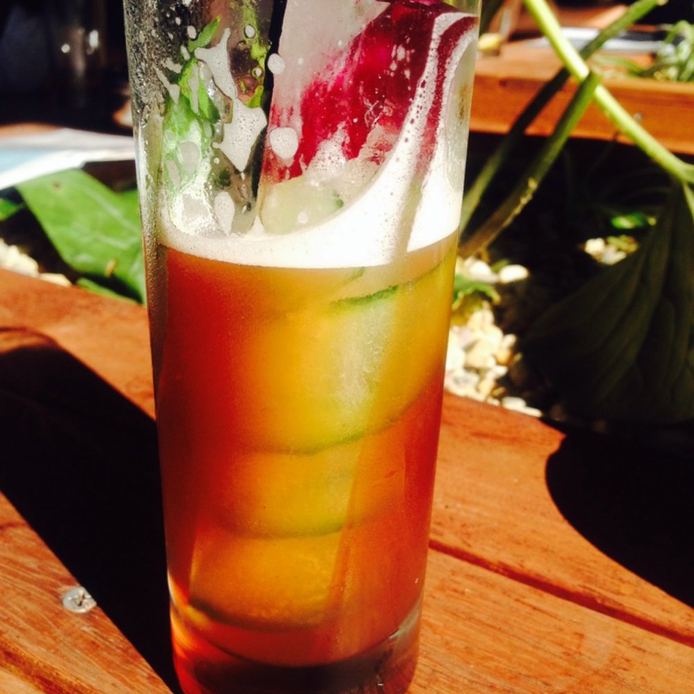 Loop Roof - The Black Rose - hard ice tea, with Rose petals frozen in the ice blocks (very tasty!) - Cocktail Bars Near Me - Melbourne, VIC Loop Roof - The Black Rose - hard ice tea, with Rose petals frozen in the ice blocks (very tasty!) - Cocktail Bars Near Me - Melbourne, VIC