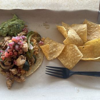 Cinco TacoBar - grilled chckn soft taco w/rice,fajita veg,fresh pico d g & yummy guac- WOW just take a bite of the fresh corn tort & you'll b in heaven - Mexican Near Me - San Leandro, California Cinco TacoBar - grilled chckn soft taco w/rice,fajita veg,fresh pico d g & yummy guac- WOW just take a bite of the fresh corn tort & you'll b in heaven - Mexican Near Me - San Leandro, California