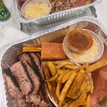 The Smoke Pit - Texas Brisket Plate - Large - Barbeque Near Me - Concord, North Carolina The Smoke Pit - Texas Brisket Plate - Large - Barbeque Near Me - Concord, North Carolina