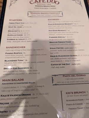 Cafe Duo Restaurant Greenville NC by null