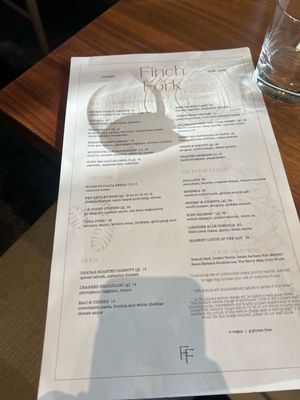 Menu photo 6 Finch & Fork Santa Barbara, CA
