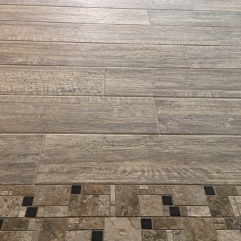 ADS Flooring Co - Tony recommended a transitional piece to bring the the two different rooms' tiles together so this what we chose - Flooring Near Me - Riverside, California