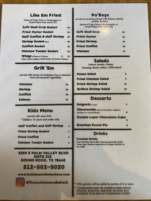 Menu photo 3 Lousiana Crab Shack Round Rock, TX Menu photo 3 Lousiana Crab Shack Round Rock, TX