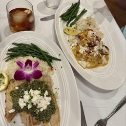 Snapper Santorini & Grouper cajón Oscar both AMAZING