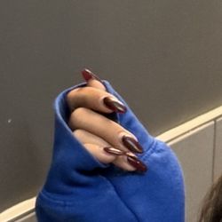 My nail long, thick, healthy nails that never broke a week ago
