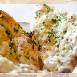 Bombay Bhel - Garlic Naan