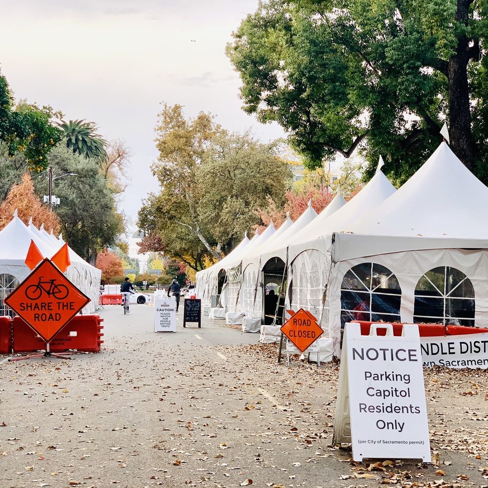 Handle District - a street lined with tents and signs - Shopping Near Me - Sacramento, California Handle District - a street lined with tents and signs - Shopping Near Me - Sacramento, California