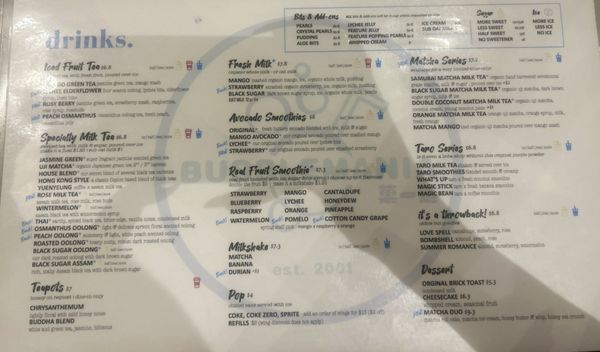 Menu photo 1 Bubblemania Cafe Calgary, AB