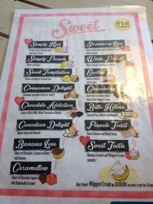 Menu photo 2 Crêpes A Go-Go Auckland, WGN